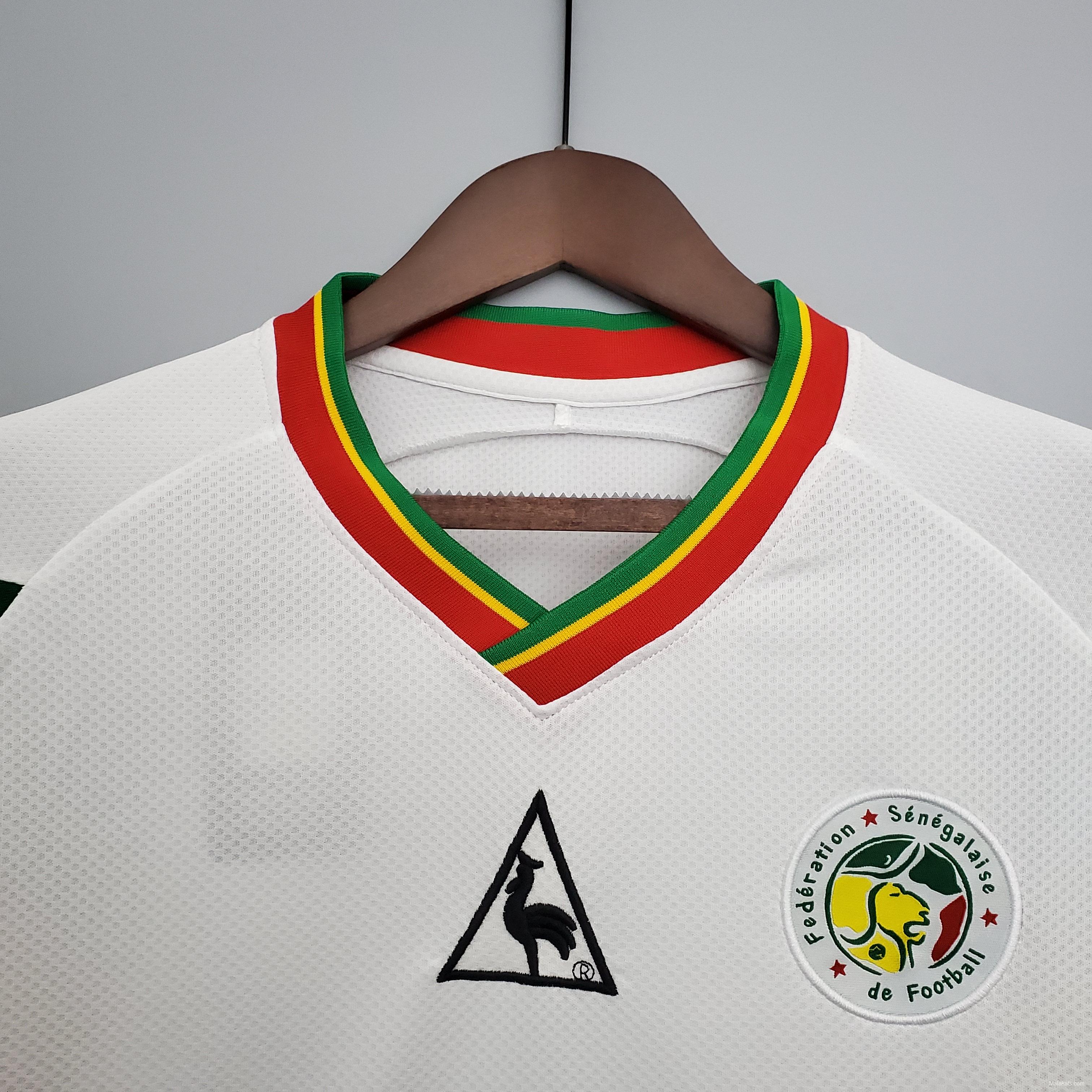 Retro 2002 Senegal white Soccer Jersey