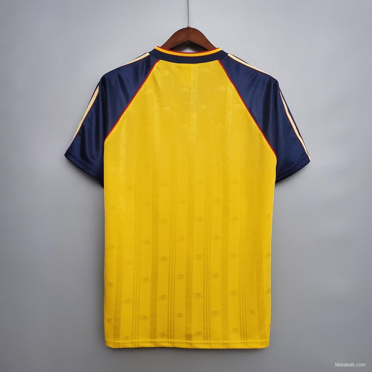 Retro 88/89 Arsenal AWAY Soccer Jersey