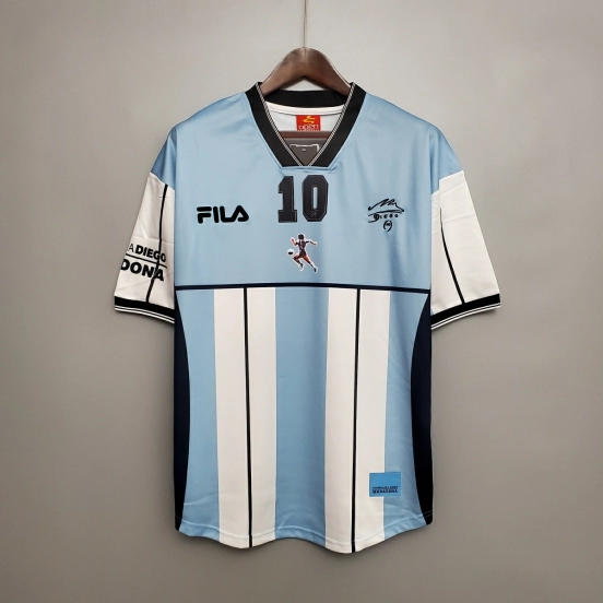 Argentina 2001 - Retro version jersey - #10 Maradona
