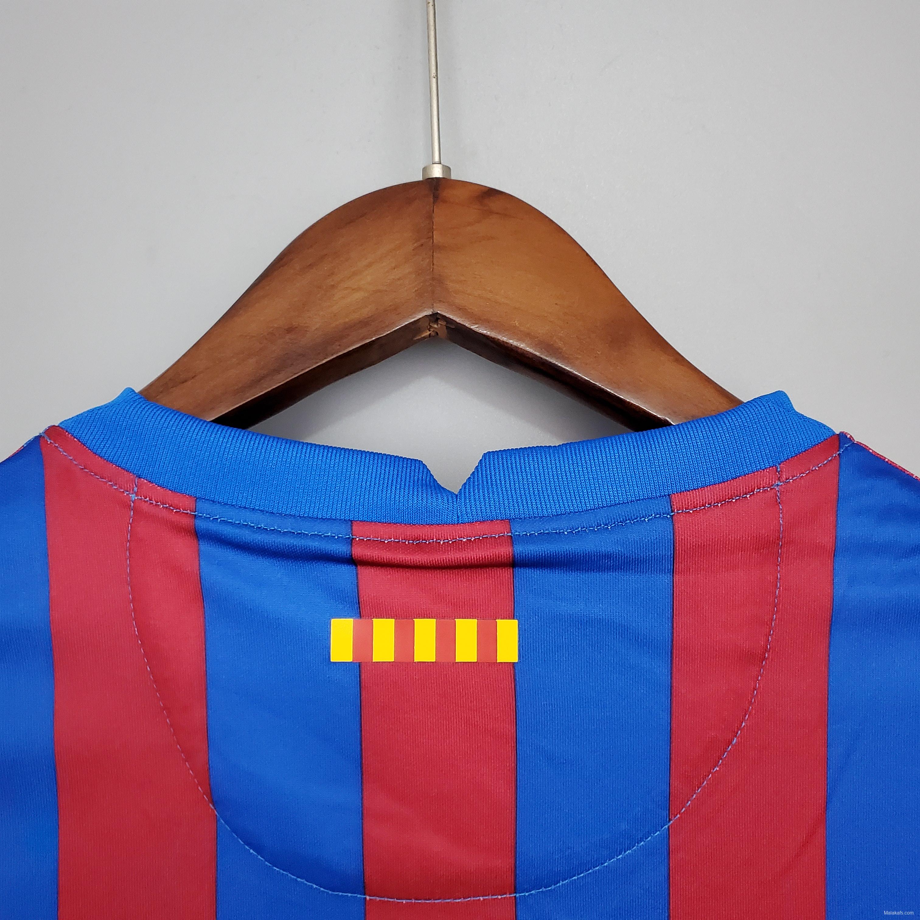 Barcelona 21/22 home Soccer Long sleeve Jersey