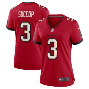 Women's Ryan Succop Red Player Limited Team Jersey