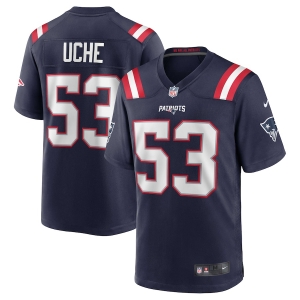 Men's Josh Uche Navy Player Limited Team Jersey