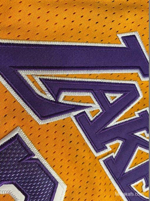 Men's Earvin Johnson Yellow Retro Classic Team Jersey