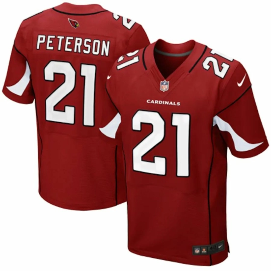 Mens Patrick Peterson Cardinal Player Elite Team Jersey