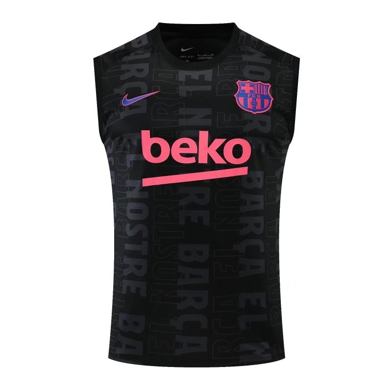 Barcelona 22/23 Pre-match Training Jersey Vest Black