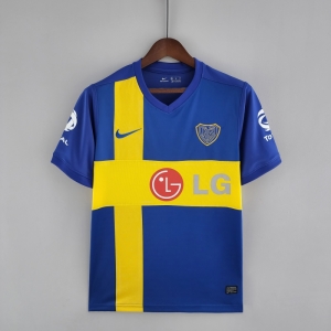 Boca Juniors 09/10 Retro Home Soccer Jersey