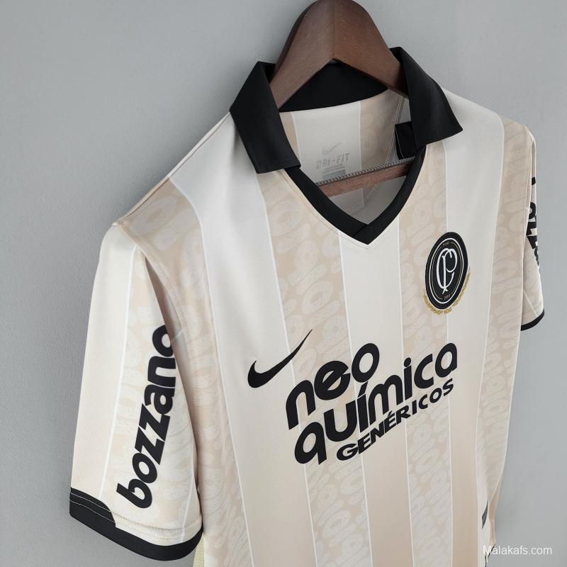 Retro 2010 Corinthians 100th Anniversary Beige Jersey