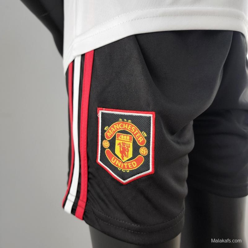 22/23 Kids Manchester United Away SIZE 16-28 Soccer Jersey