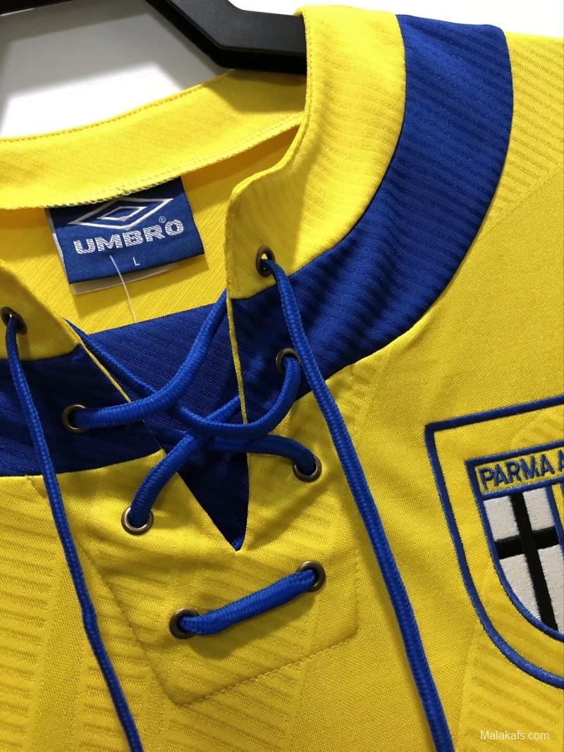 Retro 93/95 Parma Away Soccer Jersey