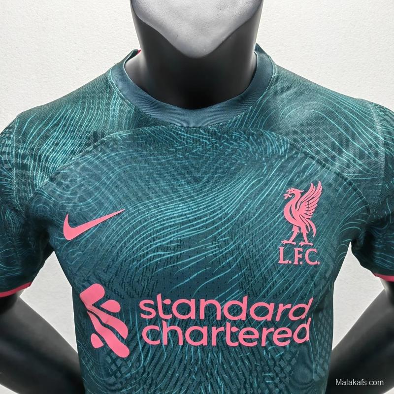 Player Version 22/23 Liverpool Third Soccer Jersey