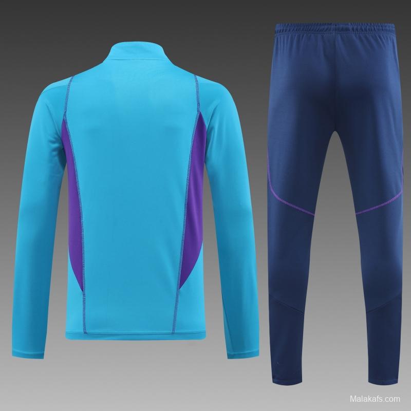 Argentina - 2 estrellas - Ligth blue Half Zipper Tracksuit