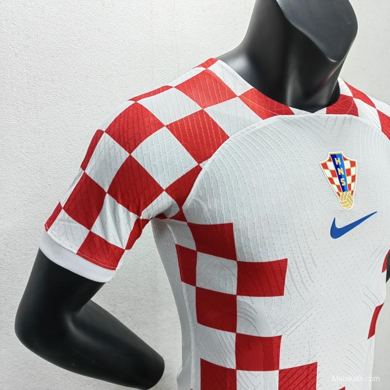 Croatia 22/23 Home Player Version Jersey