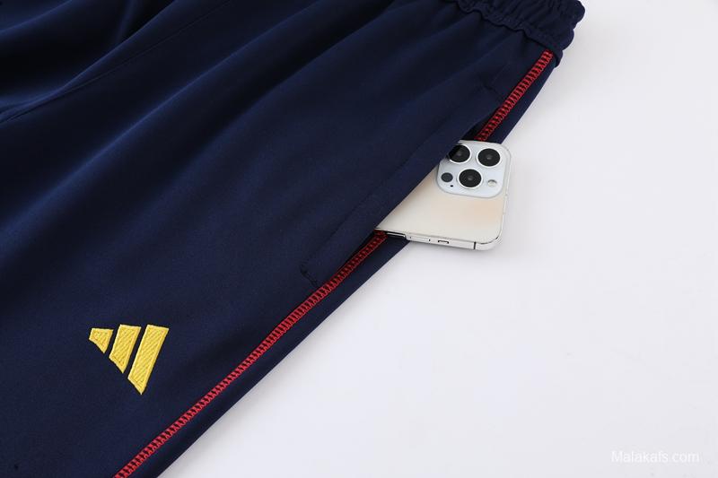 Spain 22/23 Navy Full Zipper Tracksuit