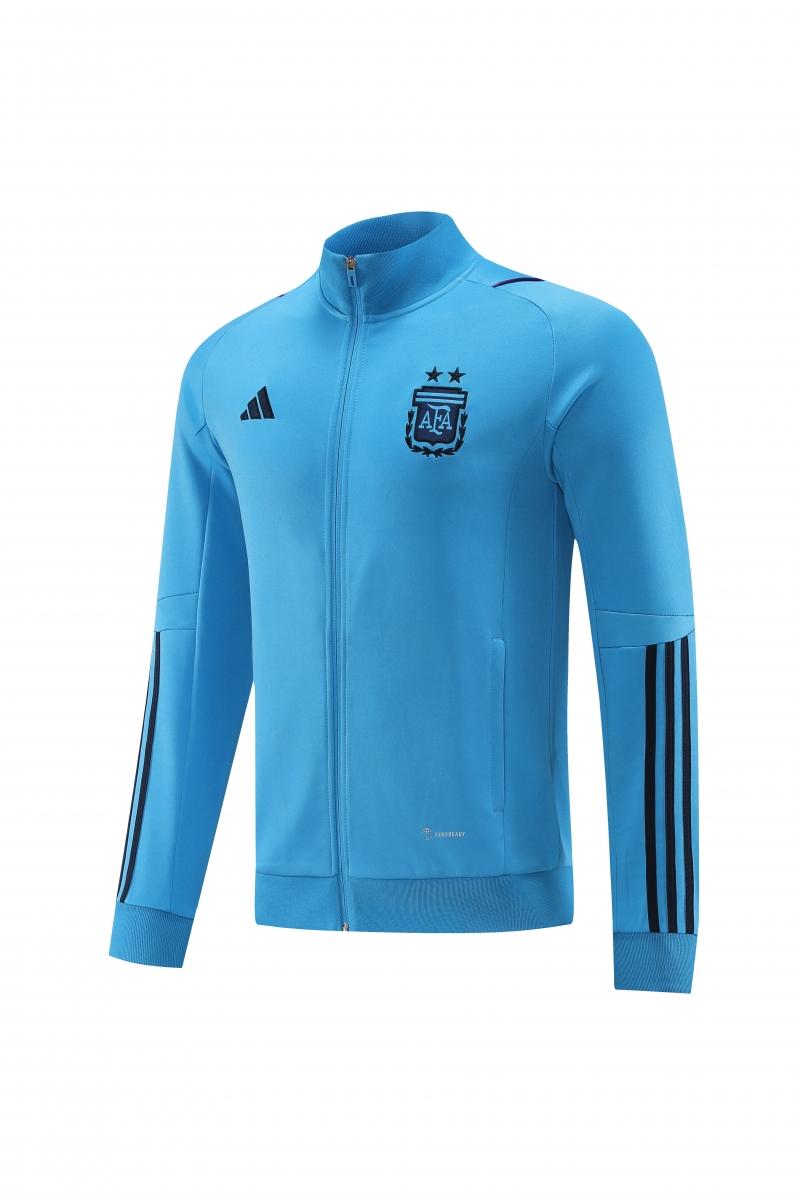 Argentina - 2 estrellas - Ligth Blue Full Zipper Tracksuit