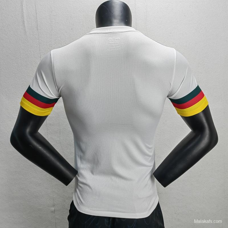 Cameroon 2022 Third Jersey Player Version White