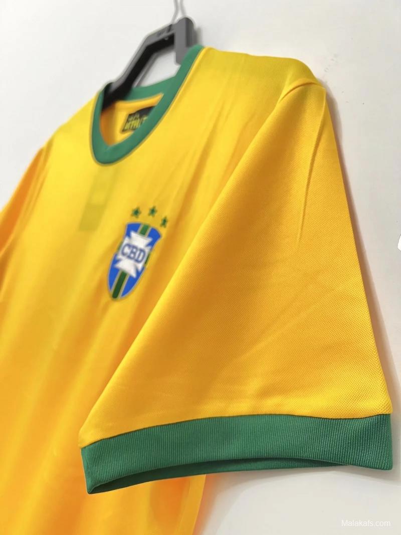 Brazil Retro 1970 Home #10 Pelé