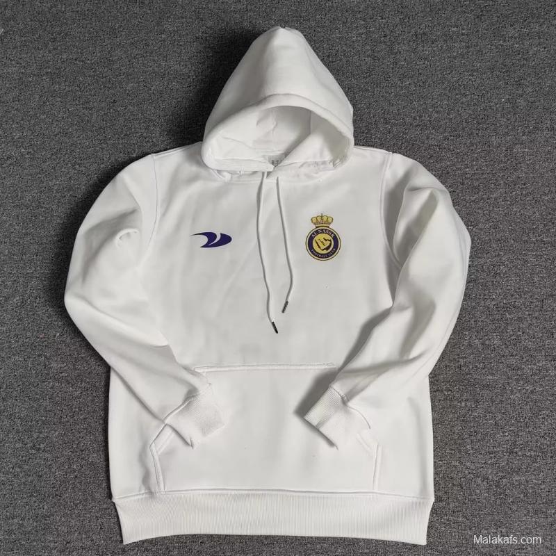 Al-Nassr FC 22/23 Home  - CR7 Ronaldo -  White Hoodie