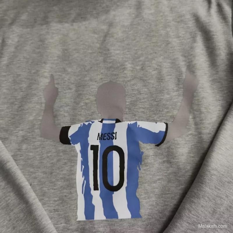 Argentina - Messi - Grey Hoodie