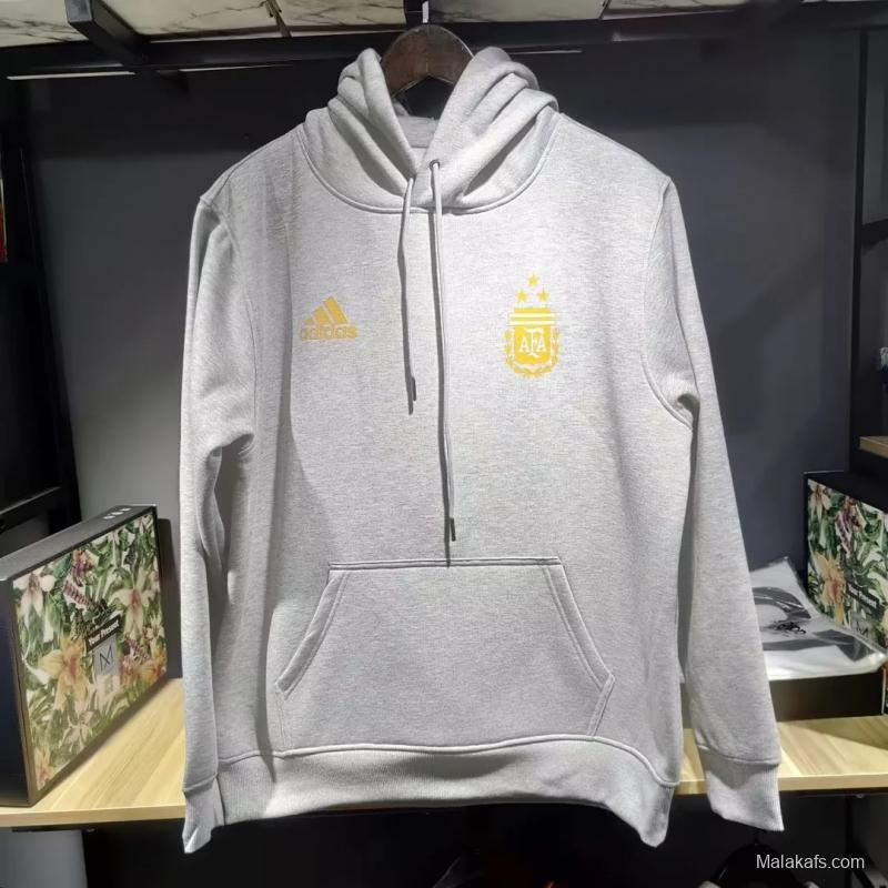 Argentina - Messi - Grey Hoodie