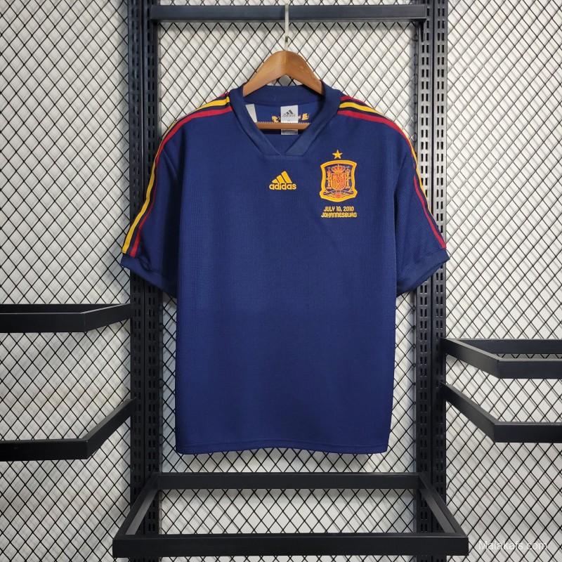 2022 Spain Blue Icon Remake 2010 Season Jersey