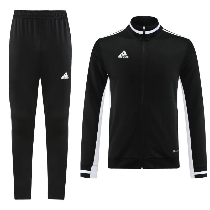 2023 Adidas Black White Full Zipper Jacket +Pants