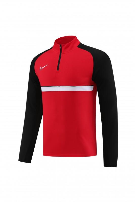 2023 NIKE Red Half Zipper Jacket +Pants