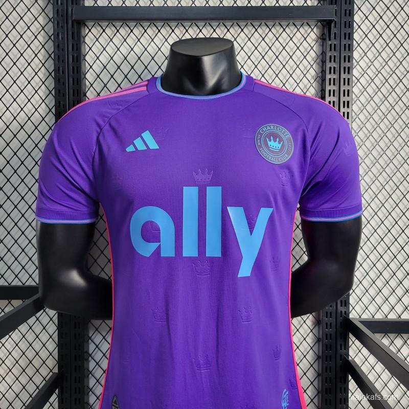 Player Version 23-24 Charlotte Away Purple Jersey