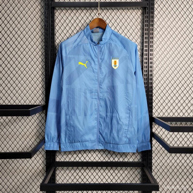 2023 Uruguay Blue Windbreaker