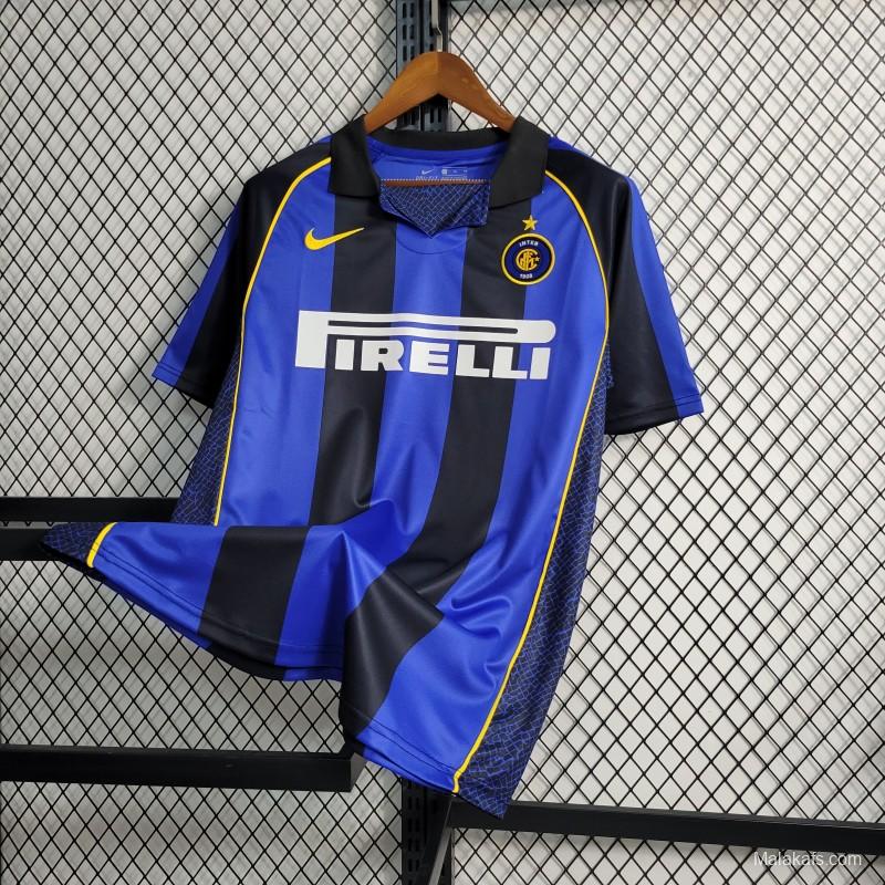 Retro 01-02 Inter Milan Home Jersey