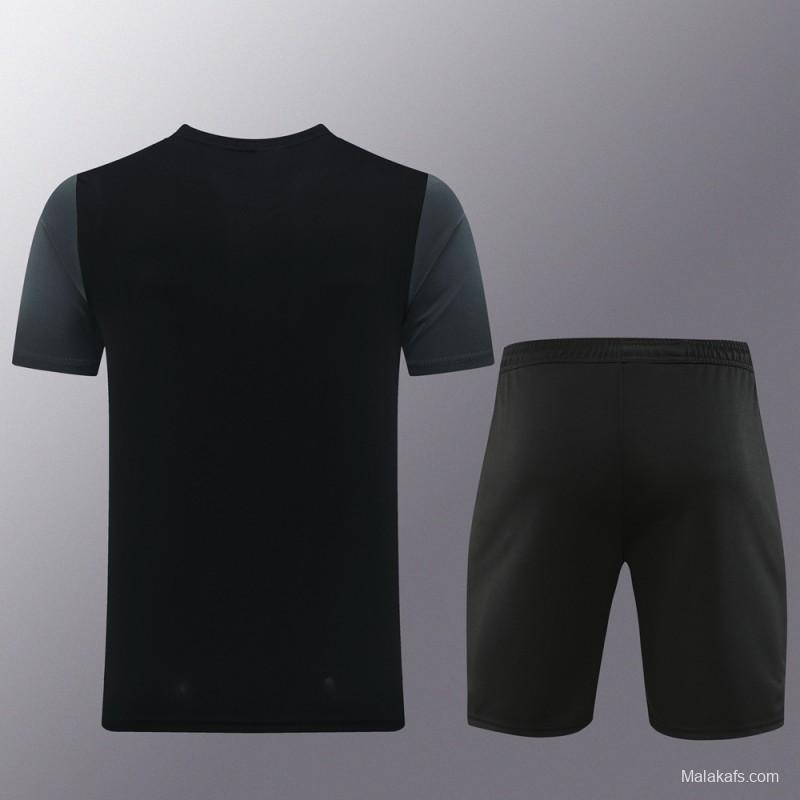 23/24 NIKE Black/Grey Short Sleeve Jersey+Pants