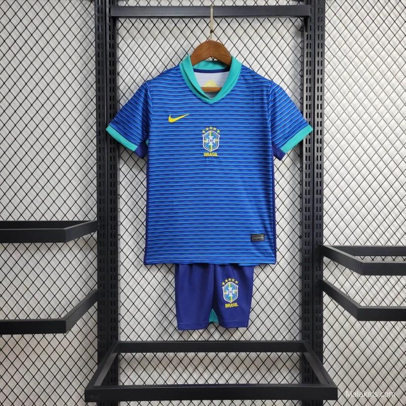 24/25 Kids Brazil Away Jersey