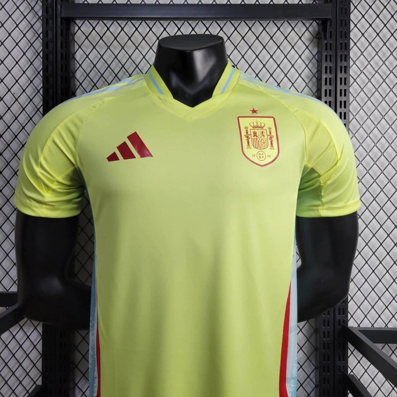 Player Version 2024 Spain Away Yellow Jersey