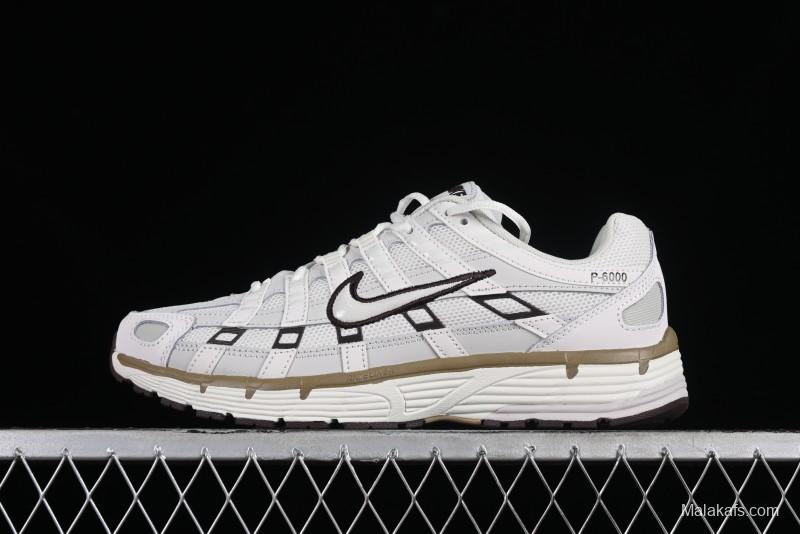 Nike P-6000 Retro Casual Sport Dad Shoes with Layered Design and Lightweight Body - HF0728-201