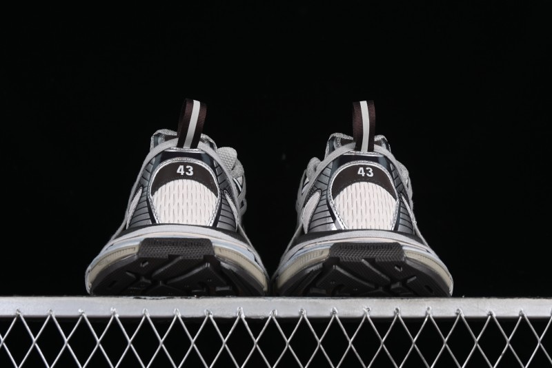 Balenciaga Phantom Sneaker 10th Generation Lace-Up Running Shoes with Transparent Heel Strap - W3XLL2097