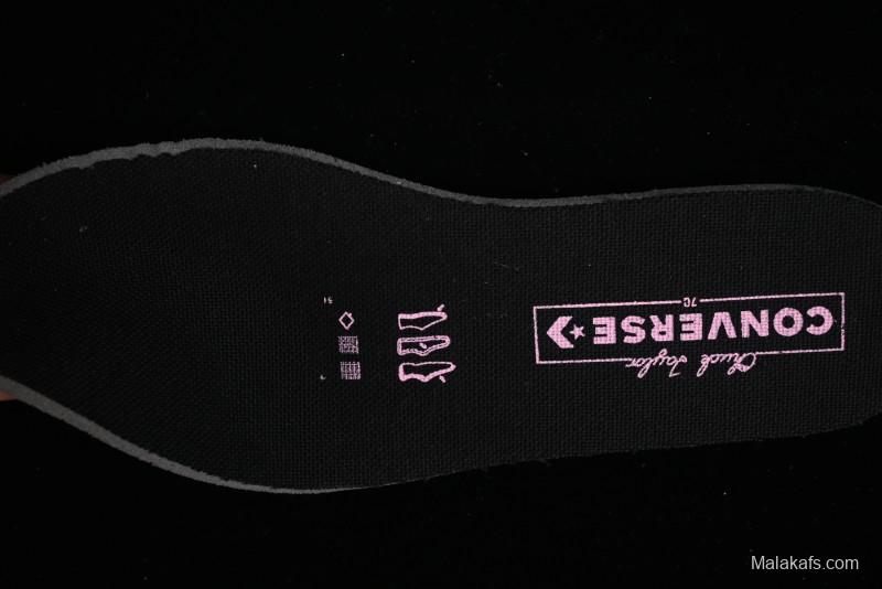 Converse Chuck 70s High Top Casual Sneakers in Black and Pink - A09541C