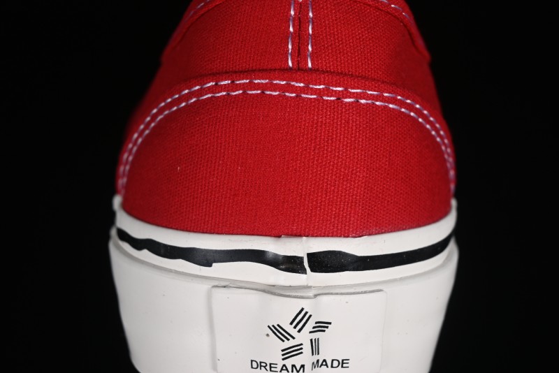 Kamiya x Vulcanize Sneaker 23AW High-End Line Mihara Yasuhiro Dissolution Red Shawn Yue Same Style Painted Letters Low-Top Canvas Shoes