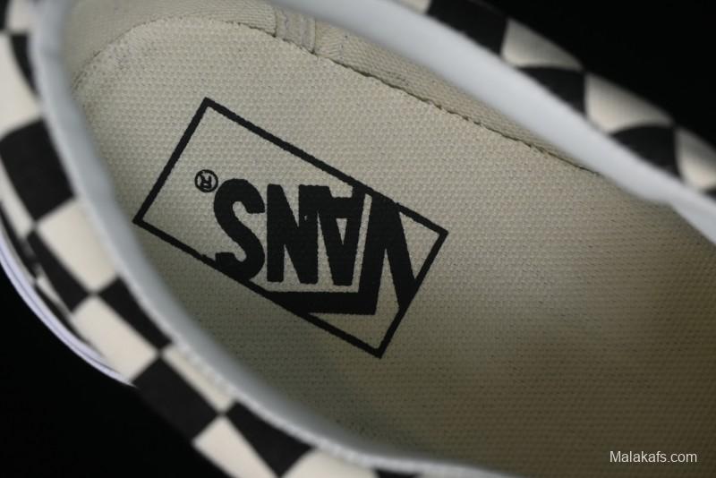 Vans Authentic Golden Coast Classic Checkerboard Slip-On Canvas Shoes - VN0A4BV4R6R