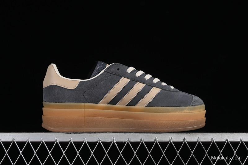 Adidas Originals Gazelle Bold IE0428 Low-Top Sneakers with Thick Sole for Casual Wear Anti-Slip and Durable - IE0428