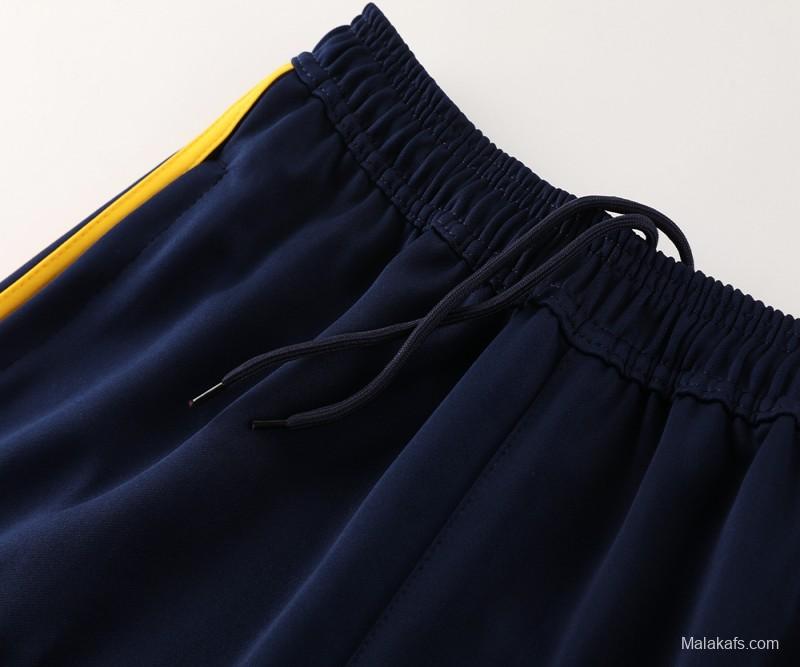 24/25 Real Madrid Black/Purple Full Zipper Jacket +Long Pants