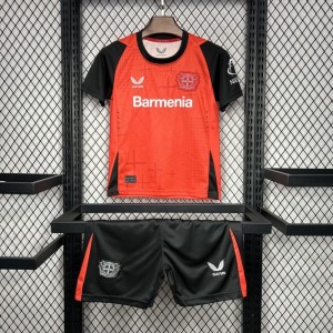 24/25 Kids Bayer 04 Leverkusen Home Jersey
