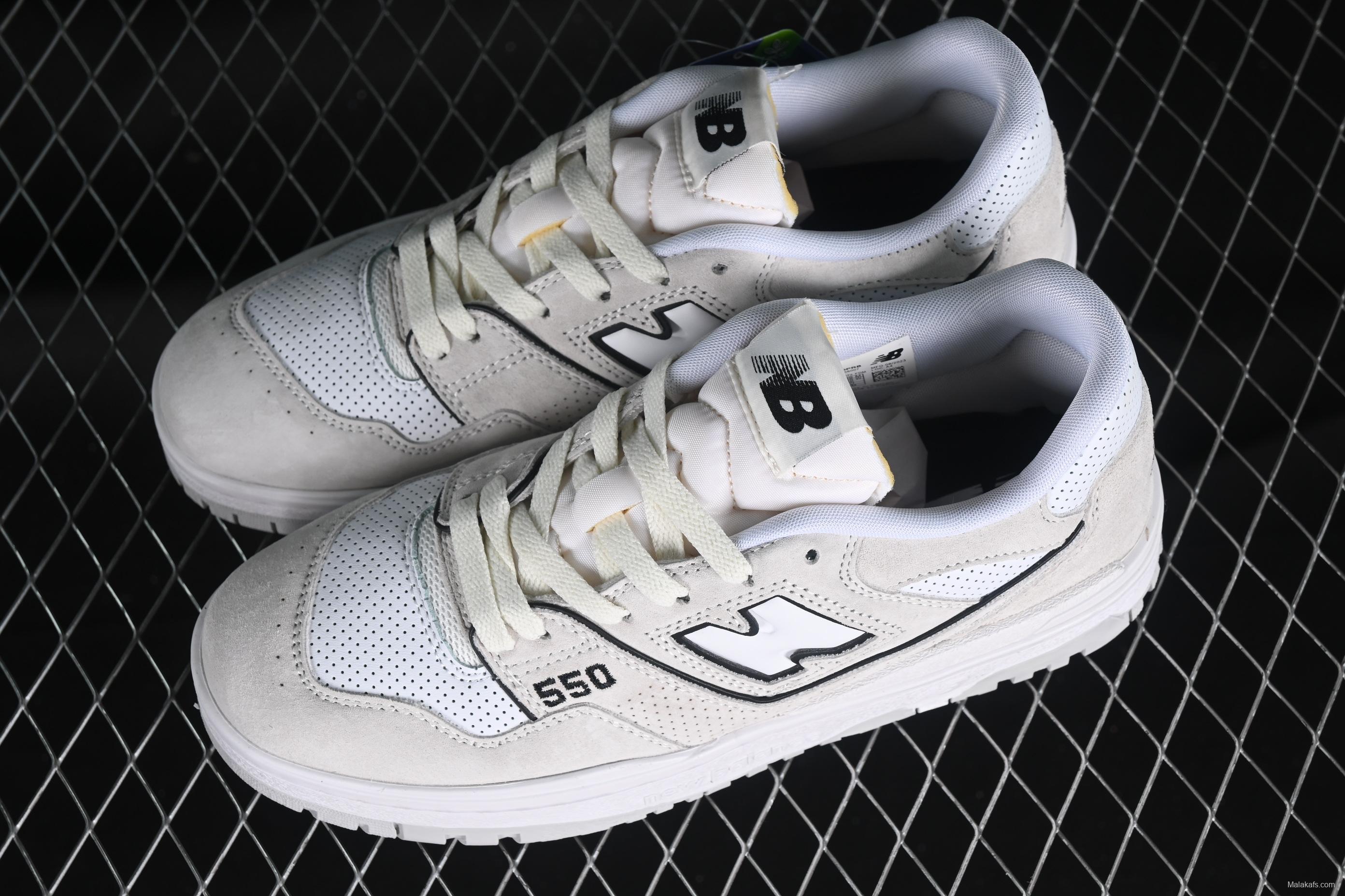 New Balance BB550 Series Leather Unisex Casual Running Shoes - BB550PRB