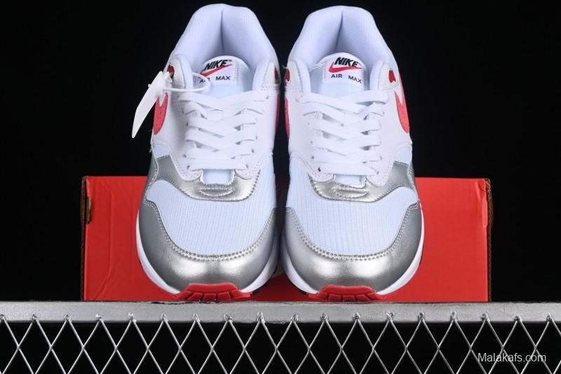 Nike Air Max 1 Retro Running Shoes with Half-Sole Air Cushion - HF7746-100