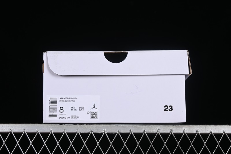 Nike Air Jordan 1 Mid AJ1 Basketball Shoes in Fresh Warm Green - BQ6472-130