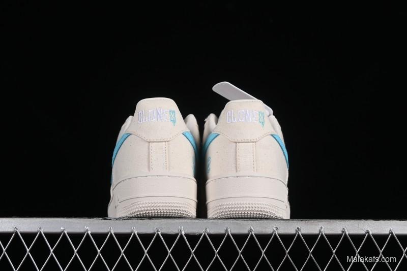 Nike RTFKT x Nike Air Force 1 Low Casual Sneakers with Full-Length Air Cushion - FQ3954-100