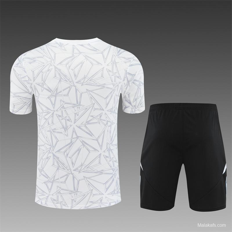 24/25 Real Madrid White Special Short Sleeve Jersey+Shorts