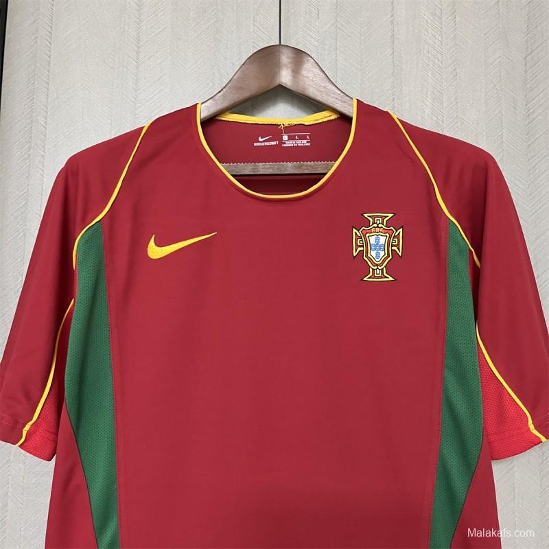 2002 Retro Portugal Home Jersey