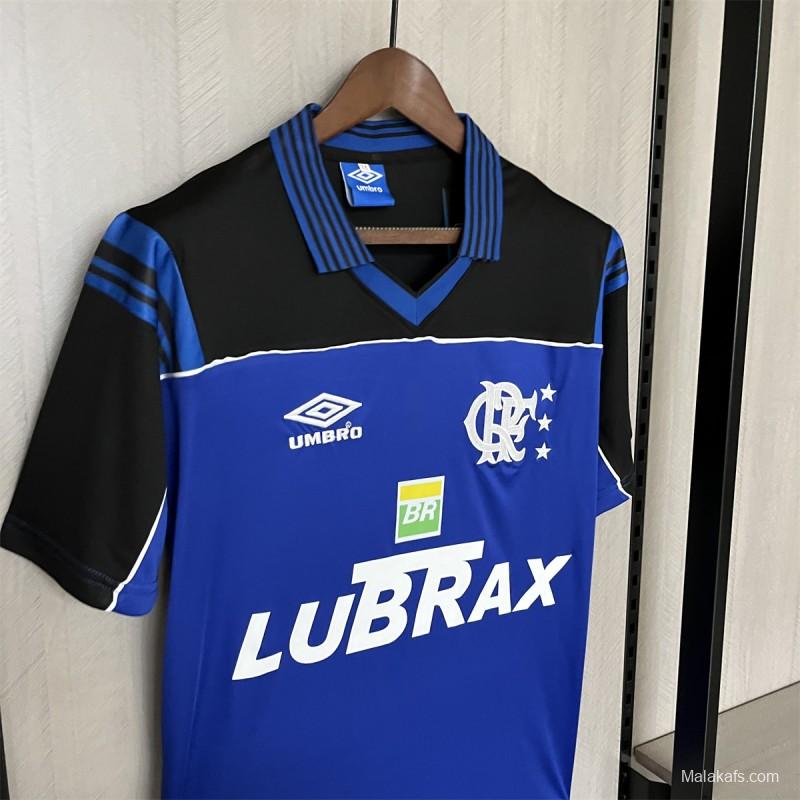 99/00 Retro Flamengo Goalkeeper Blue Jersey