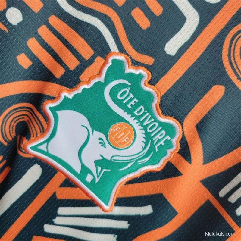 2024 Ivory Coast Pre-Match Train Jersey