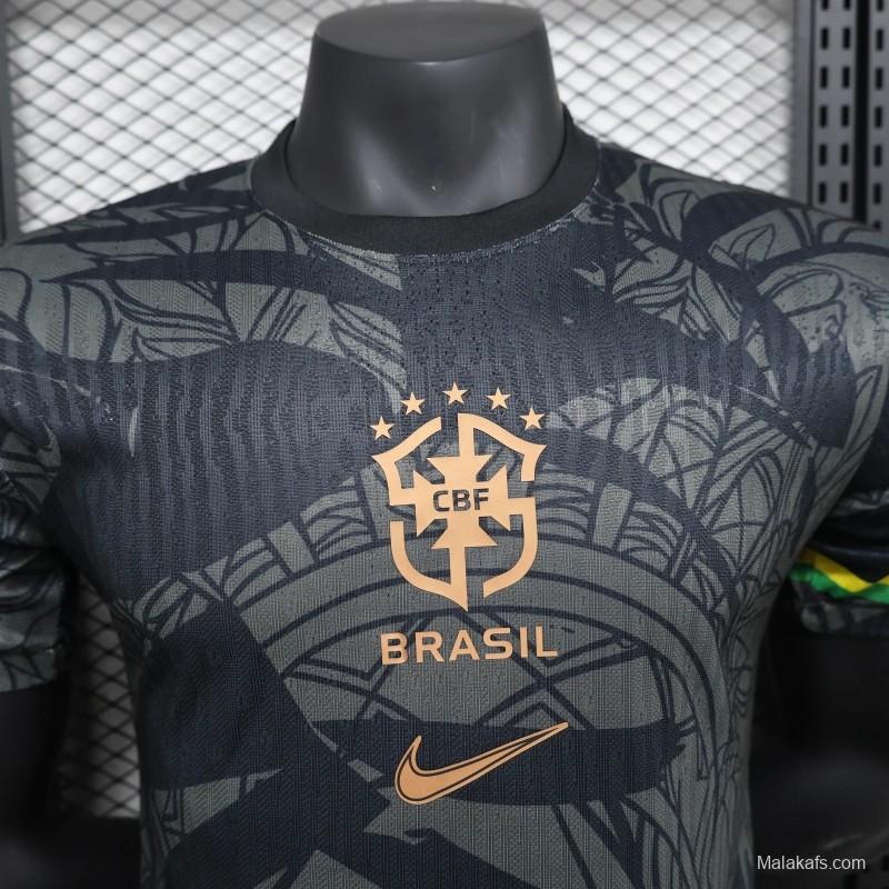 25/26 Player Version Brazil Special Edition Black Jersey