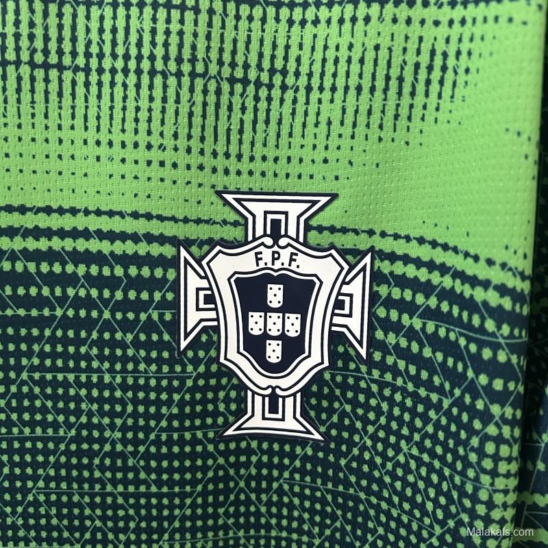 2025 Portugal E-sports Home Green Jersey